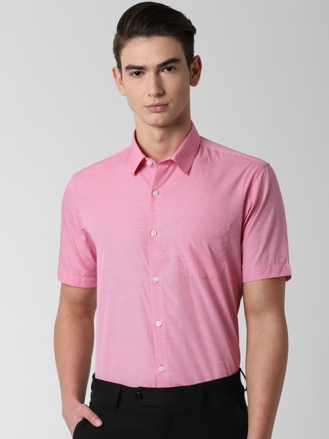 

Peter England Men Pink Regular Fit Solid Formal Shirt