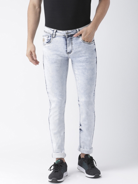 

Rex Straut Jeans Men Blue Slim Fit Mid-Rise Clean Look Stretchable Jeans