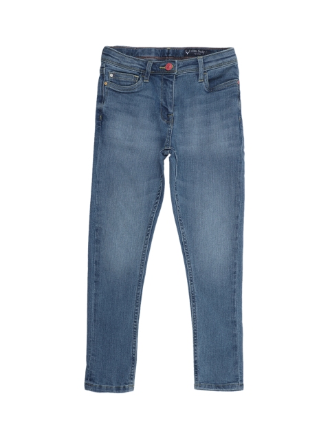 

Allen Solly Junior Girls Blue Regular Fit Mid-Rise Clean Look Stretchable Jeans