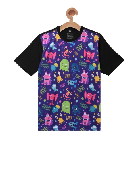 

Circle Square Unisex Black Printed Round Neck T-shirt