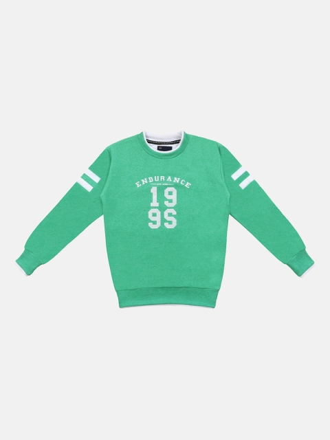 

Lil Tomatoes Boys Green & White Sweatshirt