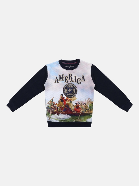

Lil Tomatoes Boys Navy Blue Sweatshirt