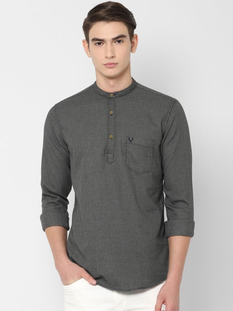 

Solly Jeans Co. Men Grey Regular Fit Self Design Casual Shirt