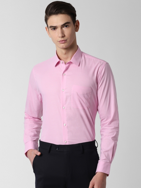 

Peter England Men Pink Regular Fit Solid Formal Shirt