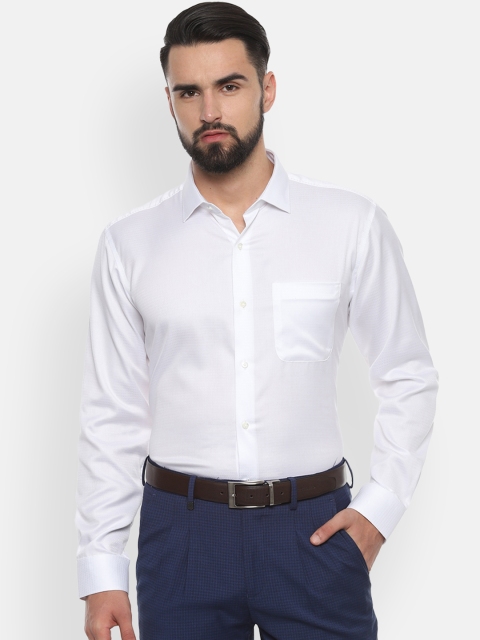 

Van Heusen Men White Regular Fit Solid Formal Shirt