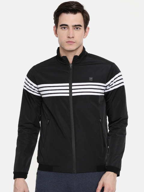 

Proline Active Men Black & White Striped Padded Jacket