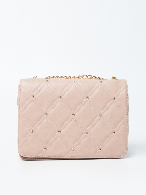 

CODE by Lifestyle Beige Embellished Sling Bag