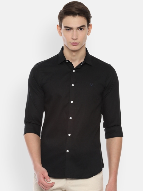 

Allen Solly Sport Men Black Slim Fit Solid Casual Shirt