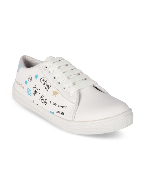 

ZAPATOZ Women White Sneakers