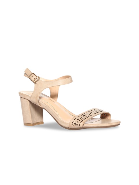 

Stride Women Beige Laser Cut Detail Heels