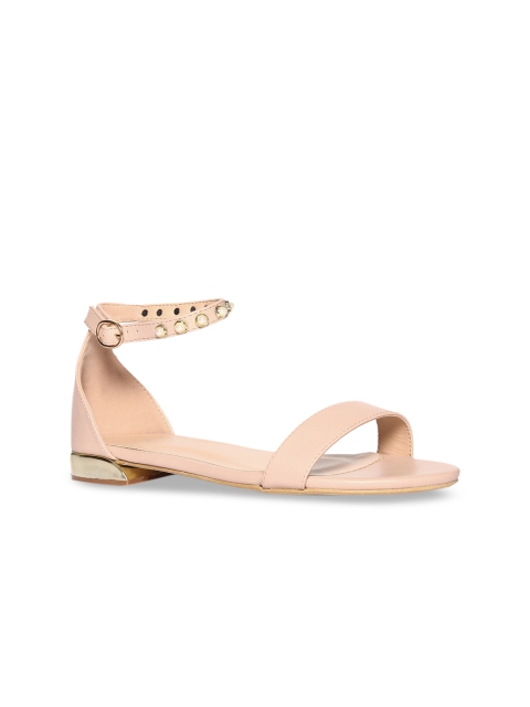 

Stride Women Pink Solid Open Toe Flats