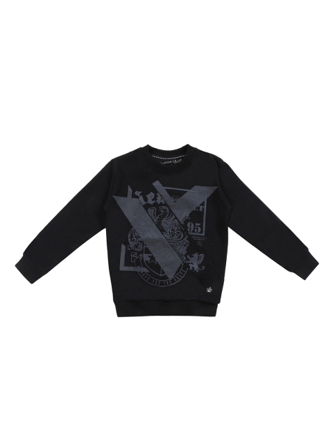 

Lil Tomatoes Boys Black & Grey Printed Sweatshirt