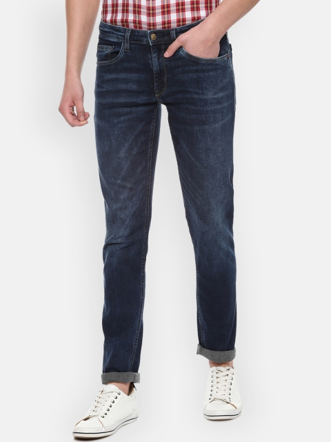 

Solly Jeans Co. Men Navy Blue Skinny Fit Mid-Rise Clean Look Stretchable Jeans