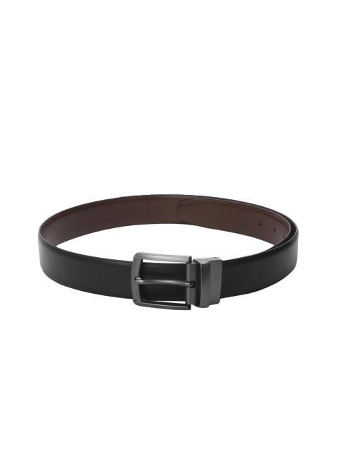 

Red Tape Men Black & Brown Solid Reversible Leather Belt