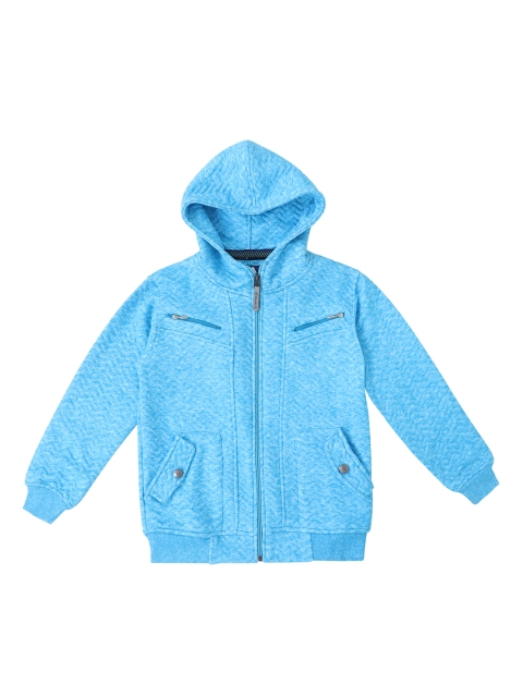 

Lil Tomatoes Boys Blue Solid Lightweight Quilted Jacket
