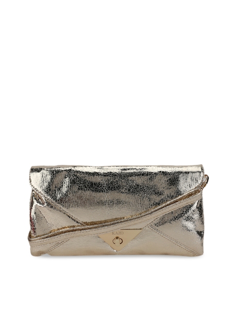 

Kazo Gold-Toned Solid Clutch