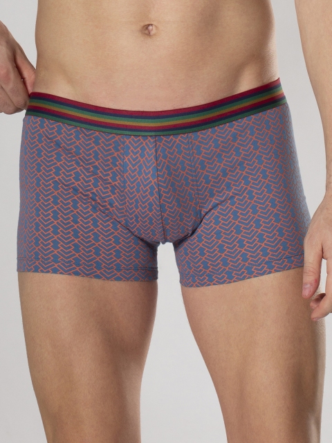 

Peter England Men Blue & Orange Printed Trunks PIWTTL9426027