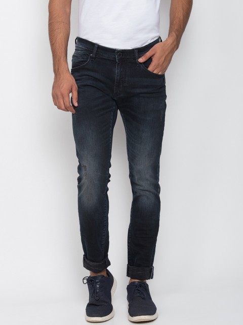 

Antony Morato Men Blue Slim Fit Mid-Rise Clean Look Jeans