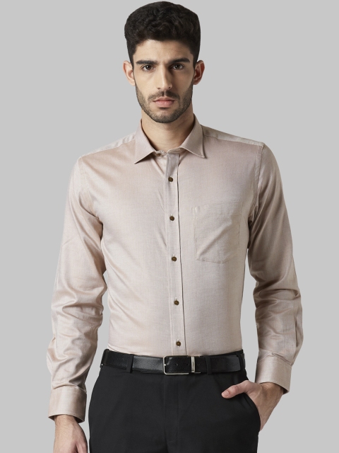 

Park Avenue Men Tan Solid Regular Fit Formal Shirt