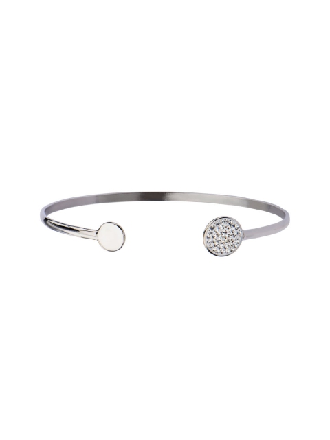 

Inox Jewelry Women Silver-Toned Stainless Steel Cuff Bracelet