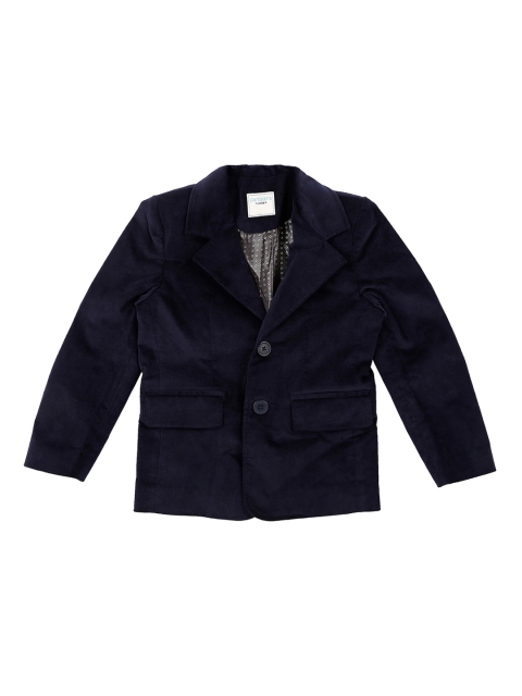 

Pantaloons Junior Boys Navy Blue Solid Tailored Jacket