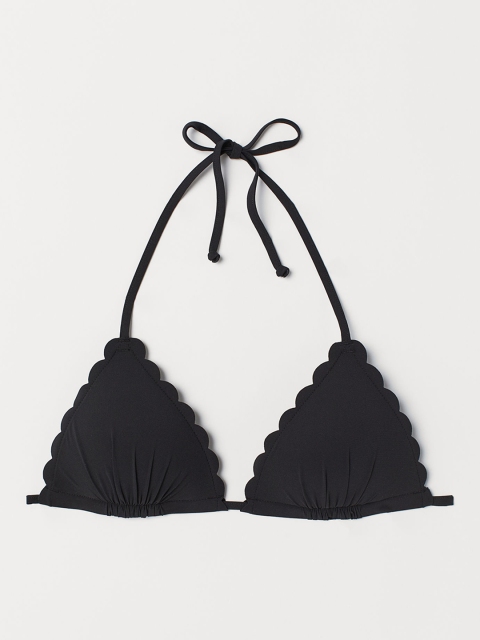 

H&M Women Black Push-up Triangle Bikini Swim Top