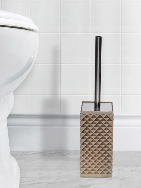 

OBSESSIONS Gold-Toned Vesta Toilet Brush Holder With Metal Finish
