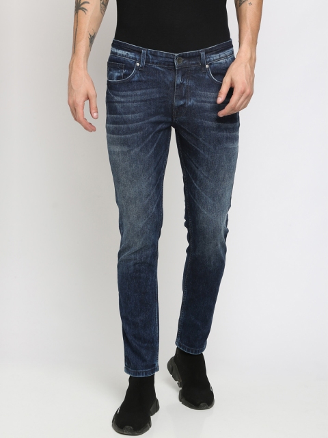 

Breakbounce Men Blue Slim Fit Mid-Rise Clean Look Stretchable Jeans