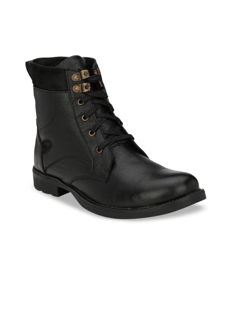 

Guava Men Black Flat Boots