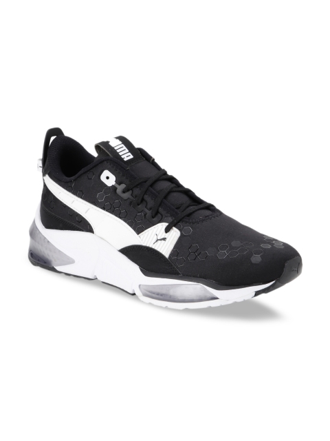 

Puma Men Black Textile LQDCELL Optic Running Shoes