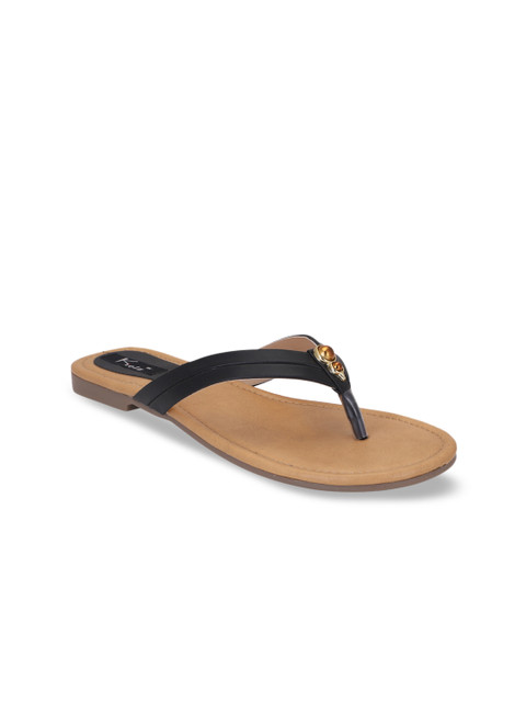

Kielz Women Black Solid Open Toe Flats