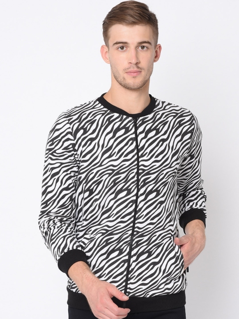 

Rigo Men White & Black Printed Sweatshirt