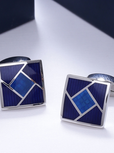 

Tistabene Blue Square Cufflinks