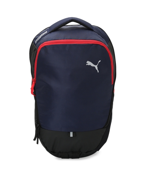

Puma Unisex Navy Blue Solid Backpack IND Peacoat Backpack
