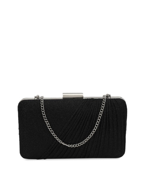 

Kazo Black Textured Clutch