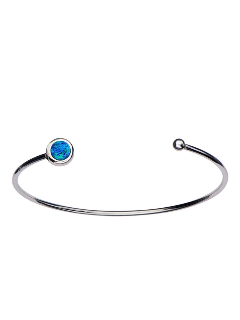 

Inox Jewelry Women Silver-Toned Stainless Steel Cuff Bracelet