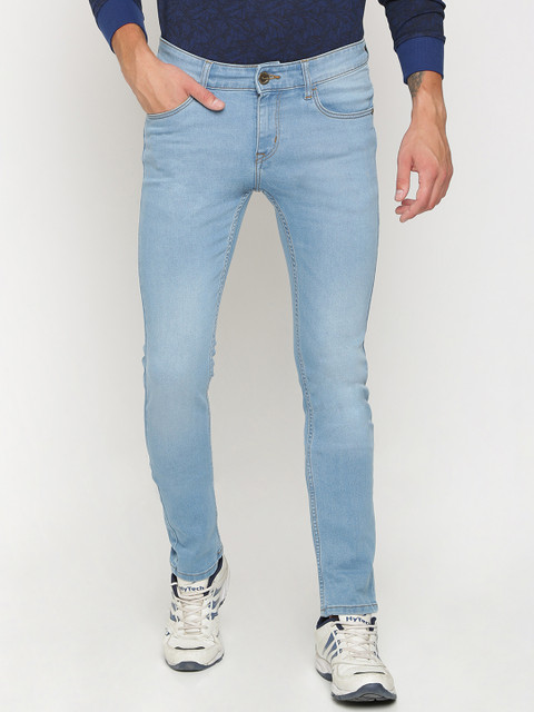 

Crocodile Men Blue Slim Fit Mid-Rise Clean Look Stretchable Jeans