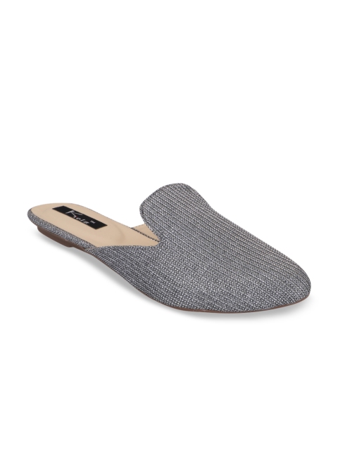 

Kielz Women Grey Textured Mules