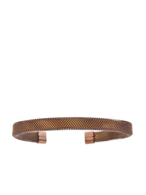 

Inox Jewelry Women Rose Gold Stainless Steel Mesh Cuff Bracelet