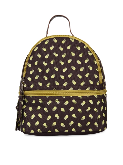 

Anekaant Women Brown & Beige Geometric Backpack