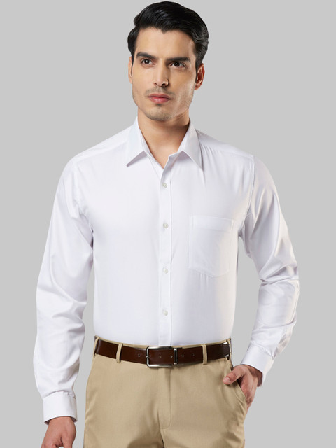 

Next Look Men White Regular Fit Solid Formal Shirt