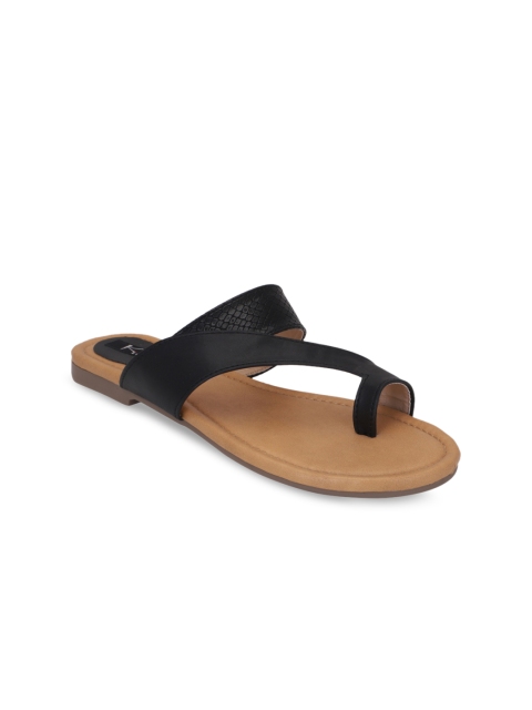 

Kielz Women Black Solid One Toe Flats