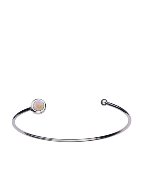 

Inox Jewelry Women Silver-Toned Stainless Steel Cuff Bracelet