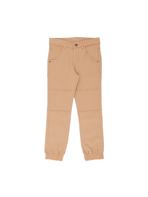 

Pantaloons Junior Boys Brown Regular Fit Solid Joggers