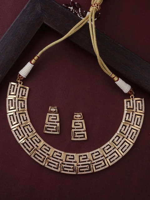 

Tistabene Women Gold-Plated Jewellery Set