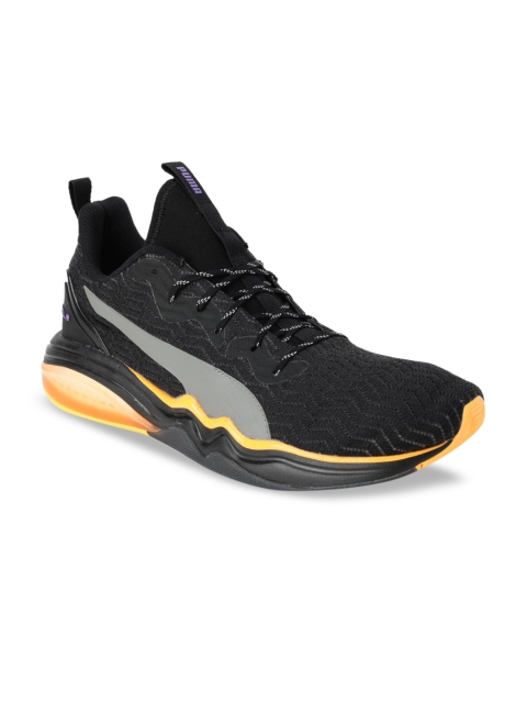 

Puma Men Black Textile LQDCELL Tension Rave Running Shoes