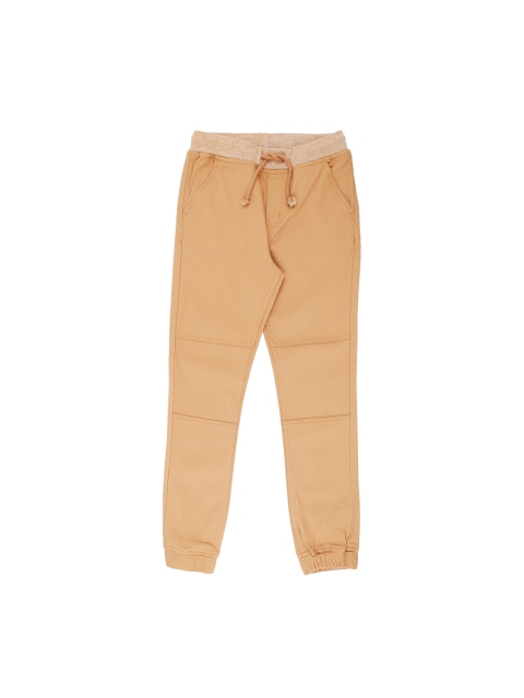 

Pantaloons Junior Boys Beige Regular Fit Solid Joggers