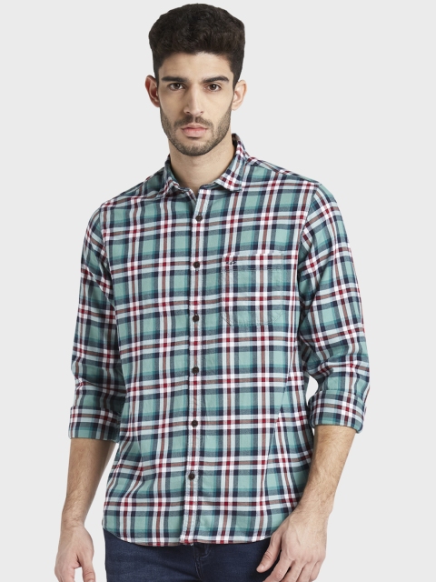 

ColorPlus Men Green Shirt