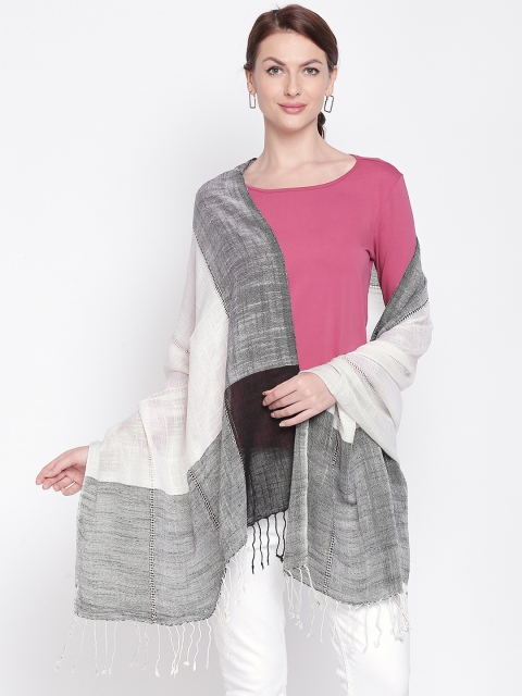 

Style Quotient Black Colourblocked Scarf