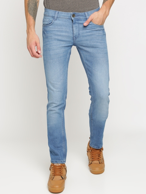 

Crocodile Men Blue Slim Fit Mid-Rise Clean Look Stretchable Jeans